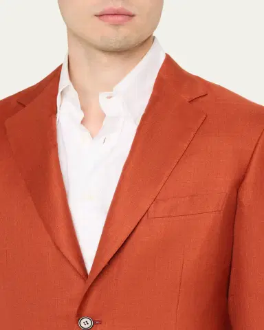 Brioni Men's Plume Single-Breasted Blazer | Thumbnail 5 Brioni Men's Plume Single-Breasted Blazer | Thumbnail 5