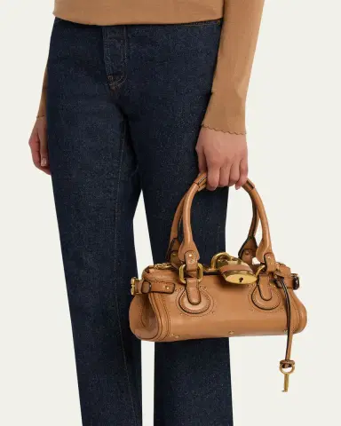 Chloé Small Paddington Padlock Shoulder Bag in Leather | Thumbnail 2 Chloé Small Paddington Padlock Shoulder Bag in Leather | Thumbnail 2