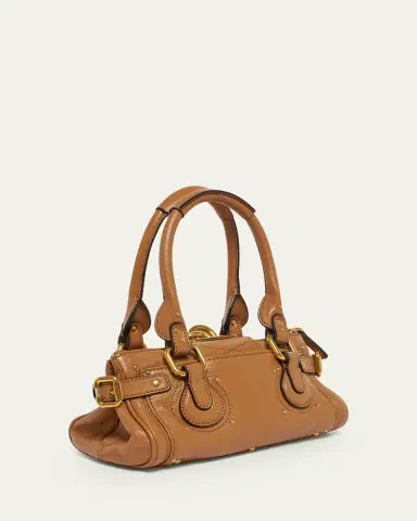 Chloé Small Paddington Padlock Shoulder Bag in Leather | Thumbnail 3 Chloé Small Paddington Padlock Shoulder Bag in Leather | Thumbnail 3