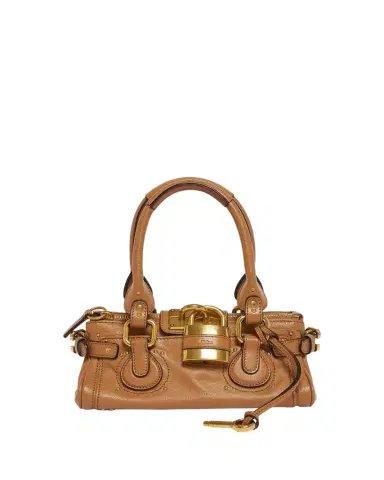 Chloé Small Paddington Padlock Shoulder Bag in Leather | Thumbnail 1 Chloé Small Paddington Padlock Shoulder Bag in Leather | Thumbnail 1