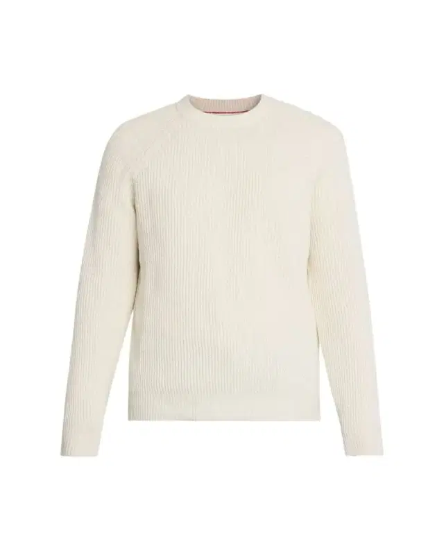 Brunello Cucinelli Men's Cotton Rib Crewneck Sweater