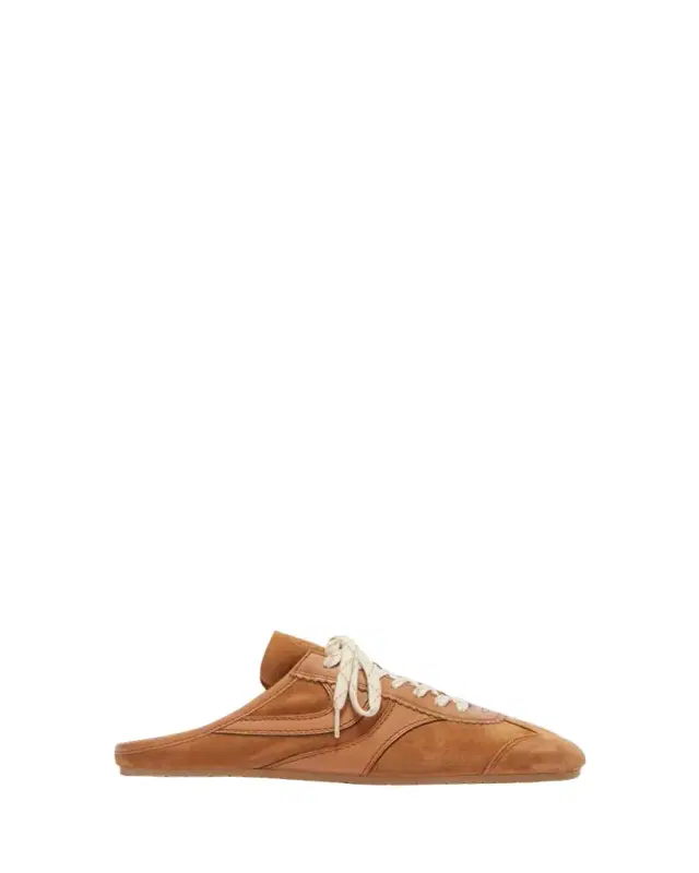 Dries Van Noten Men's Suede and Leather Mule Sneakers