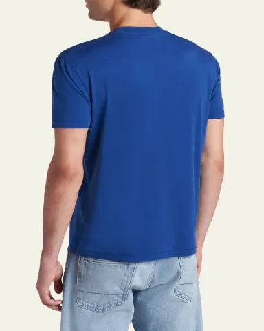 Tom Ford Men's Lyocell-Cotton Crewneck T-Shirt | Thumbnail 7