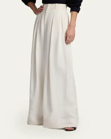 Ralph Lauren Collection Greer Cady Pleated Pants | Thumbnail 4 Ralph Lauren Collection Greer Cady Pleated Pants | Thumbnail 4