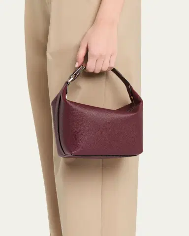 Valextra Mochi Calfskin Leather Pouch Bag | Thumbnail 5 Valextra Mochi Calfskin Leather Pouch Bag | Thumbnail 5