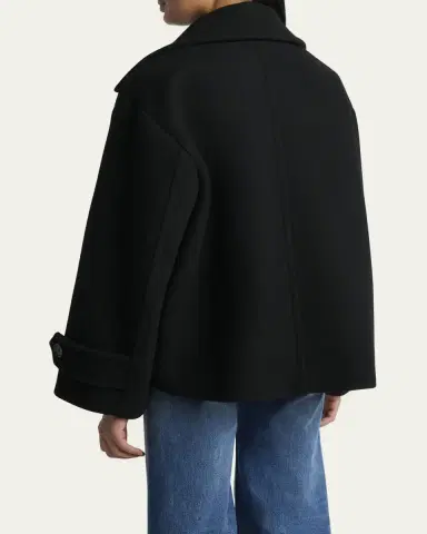 Chloé Double-Breasted Wool Peacoat | Thumbnail 3