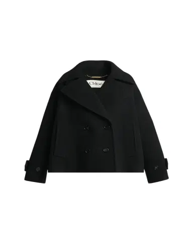 Chloé Double-Breasted Wool Peacoat | Thumbnail 1