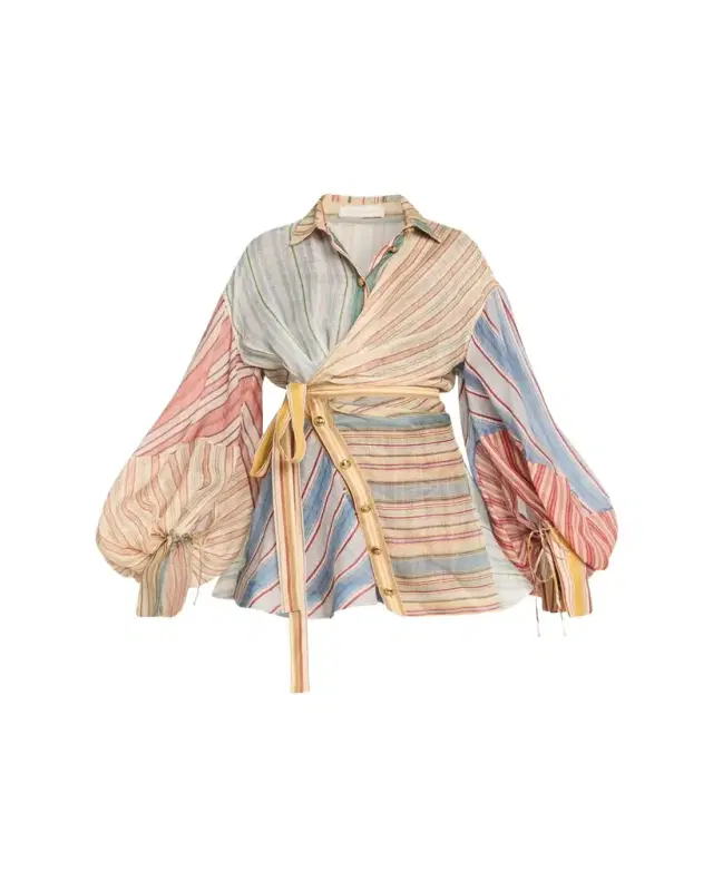 Rebellion Stripe Mini Shirtdress