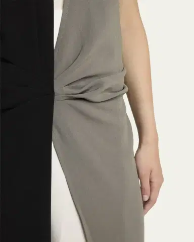 Proenza Schouler Elsa Draped Matte Crepe Dress | Thumbnail 5