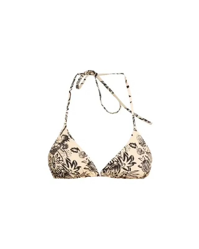 Maya Floral String Bikini Top