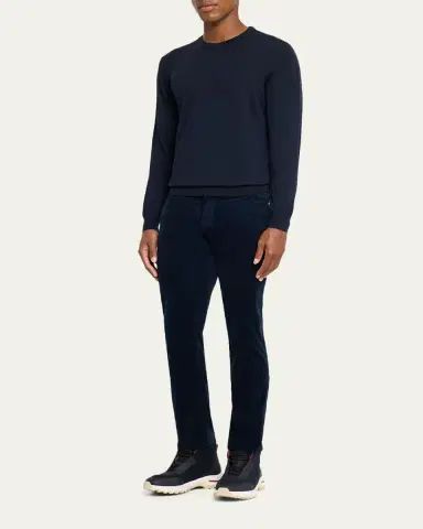 Kiton Men's 14 Micron Wool Crewneck Sweater | Thumbnail 2 Kiton Men's 14 Micron Wool Crewneck Sweater | Thumbnail 2