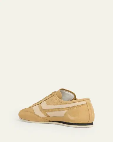 TOM FORD Men's Brook Suede Low-Top Sneakers | Thumbnail 4