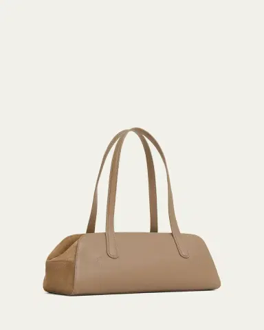 MANSUR GAVRIEL Helios Leather & Suede East-West Shoulder Bag | Thumbnail 2