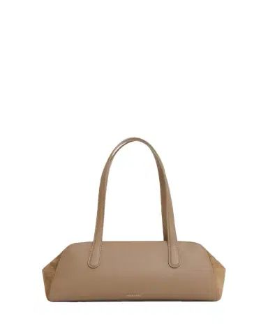 MANSUR GAVRIEL Helios Leather & Suede East-West Shoulder Bag | Thumbnail 1