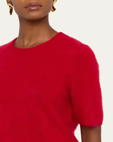 rag & bone Jada Cashmere Short-Sleeve Sweater | Thumbnail 5