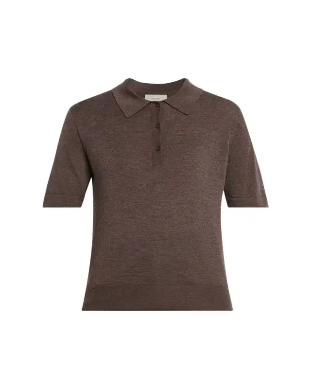 Loulou De Saison Migo Fine Cashmere Polo Sweater