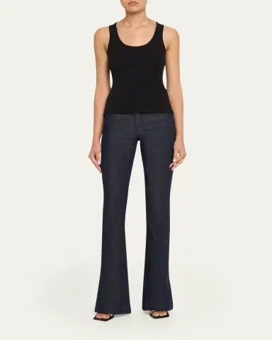 L'AGENCE Adira Scoop-Neck Tank Top | Thumbnail 2