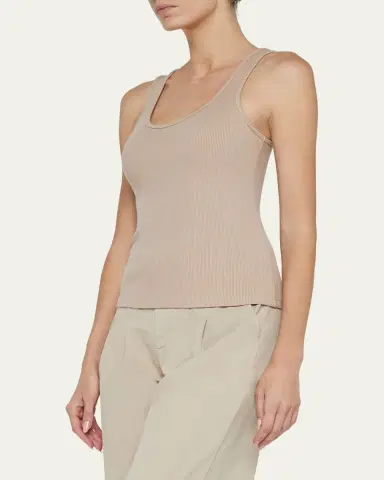 L'AGENCE Adira Scoop-Neck Tank Top | Thumbnail 12