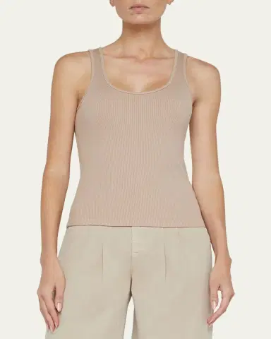 L'AGENCE Adira Scoop-Neck Tank Top | Thumbnail 13