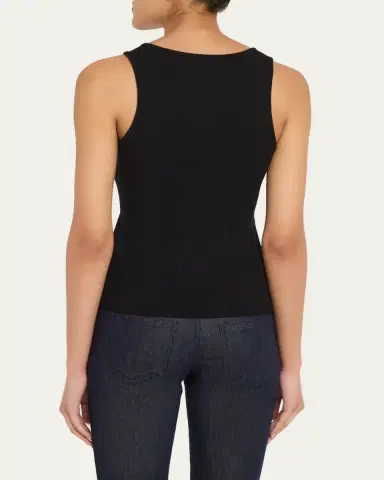 L'AGENCE Adira Scoop-Neck Tank Top | Thumbnail 3