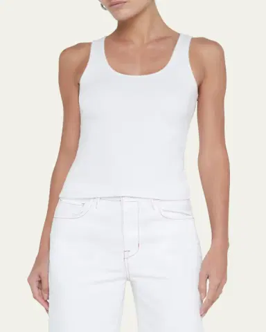 L'AGENCE Adira Scoop-Neck Tank Top | Thumbnail 9