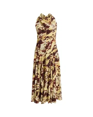 Proenza Schouler Adelide Printed Silk-Blend Dress | Thumbnail 1 Proenza Schouler Adelide Printed Silk-Blend Dress | Thumbnail 1