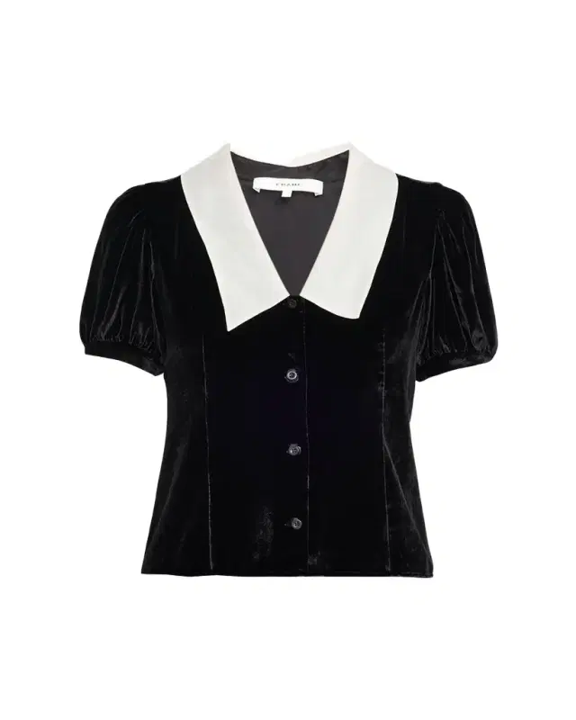 FRAME The Velvet Sailor Button-Front Shirt