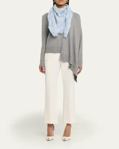 Alexander McQueen Classic Skull Wool Scarf | Thumbnail 2