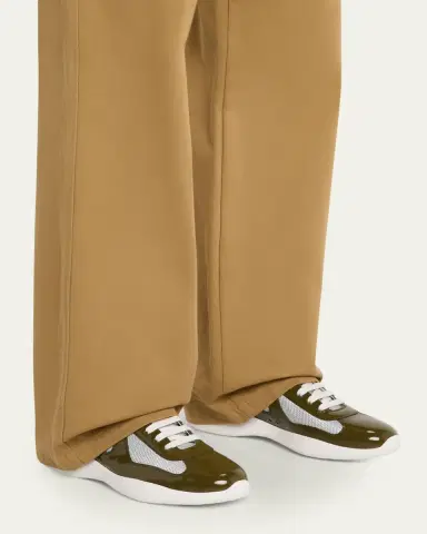 Prada Men's America's Cup Patent Leather Sneakers | Thumbnail 6 Prada Men's America's Cup Patent Leather Sneakers | Thumbnail 6