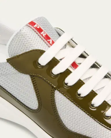 Prada Men's America's Cup Patent Leather Sneakers | Thumbnail 9 Prada Men's America's Cup Patent Leather Sneakers | Thumbnail 9