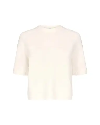 Loulou De Saison Dara Short-Sleeve Cashmere Sweater | Thumbnail 1