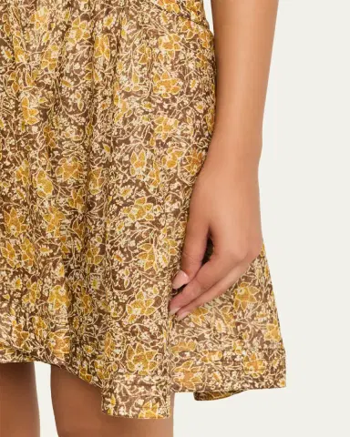 Etoile Isabel Marant Danielle Floral Sleeveless Mini Dress | Thumbnail 5 Etoile Isabel Marant Danielle Floral Sleeveless Mini Dress | Thumbnail 5