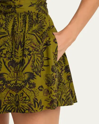 Ulla Johnson Rowan Belted Cotton Shorts | Thumbnail 5 Ulla Johnson Rowan Belted Cotton Shorts | Thumbnail 5