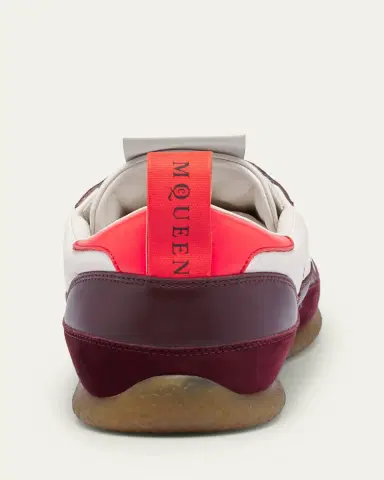 Alexander McQueen Men's EC1 Suede and Nylon Low-Top Trainers | Thumbnail 3 Alexander McQueen Men's EC1 Suede and Nylon Low-Top Trainers | Thumbnail 3