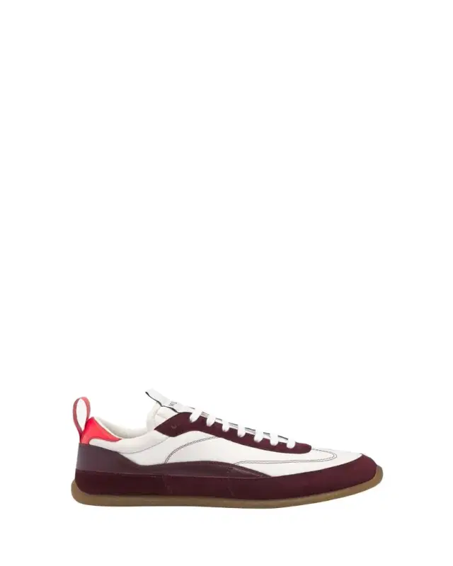 McQueen Men's EC1 Suede and Nylon Low-Top Trainers