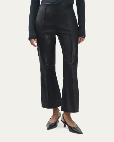 rag & bone Irina Kick-Flare Leather Pants | Thumbnail 4 rag & bone Irina Kick-Flare Leather Pants | Thumbnail 4