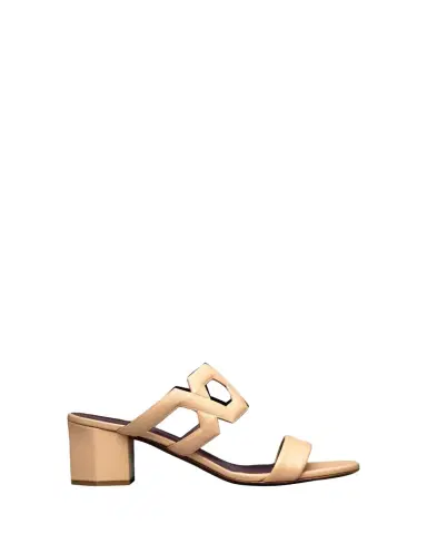 Bougeotte 55mm Leather Link Block-Heel Sandals | Thumbnail 1