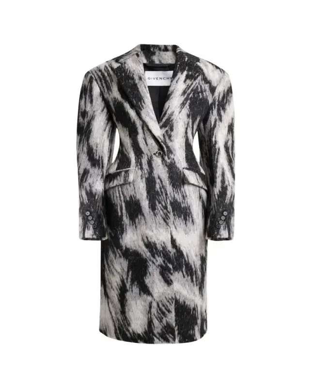 Animal Cocoon Coat