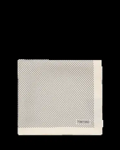 Tom Ford Men's Micro Polka Dot Silk Pocket Square | Thumbnail 2