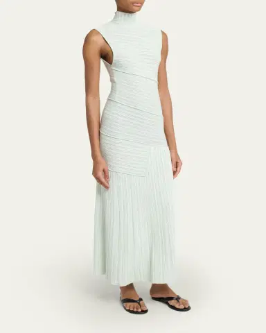 Proenza Schouler Federica Micropleated Knit Dress | Thumbnail 4 Proenza Schouler Federica Micropleated Knit Dress | Thumbnail 4