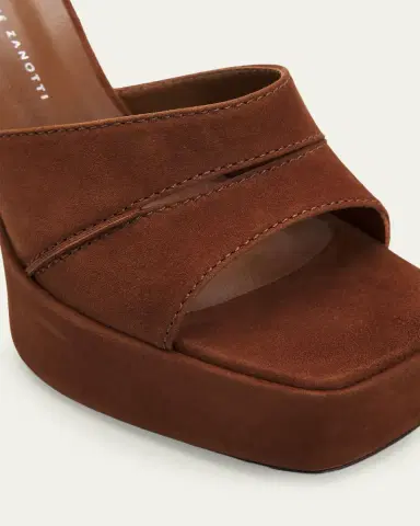 Giuseppe Zanotti 115mm Suede Platform Slide Sandals | Thumbnail 3 Giuseppe Zanotti 115mm Suede Platform Slide Sandals | Thumbnail 3