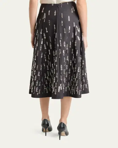 Cinq à Sept Selene Embellished A-Line Skirt | Thumbnail 2 Cinq à Sept Selene Embellished A-Line Skirt | Thumbnail 2