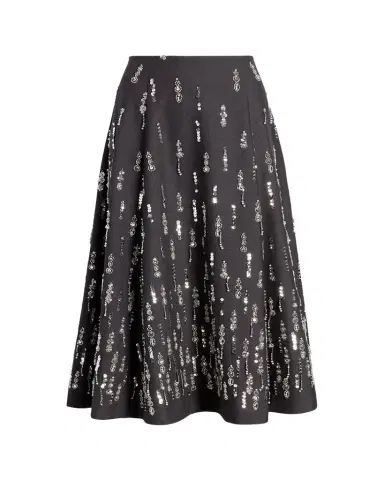 Cinq à Sept Selene Embellished A-Line Skirt | Thumbnail 1 Cinq à Sept Selene Embellished A-Line Skirt | Thumbnail 1