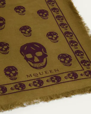 Alexander McQueen Men's Abstract Skull Scarf | Thumbnail 4