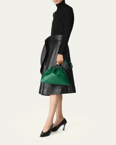 Bottega Veneta Medium Leather Pouch Bag | Thumbnail 12 Bottega Veneta Medium Leather Pouch Bag | Thumbnail 12