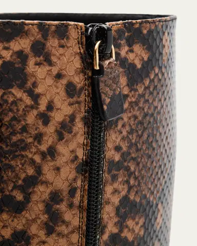 Stuart Weitzman 50mm Vinnie Snake-Printed Leather Knee-High Boots | Thumbnail 5 Stuart Weitzman 50mm Vinnie Snake-Printed Leather Knee-High Boots | Thumbnail 5