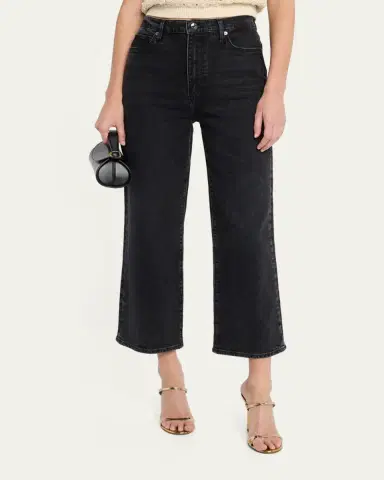 FRAME The Wide Crop Jeans | Thumbnail 4 FRAME The Wide Crop Jeans | Thumbnail 4