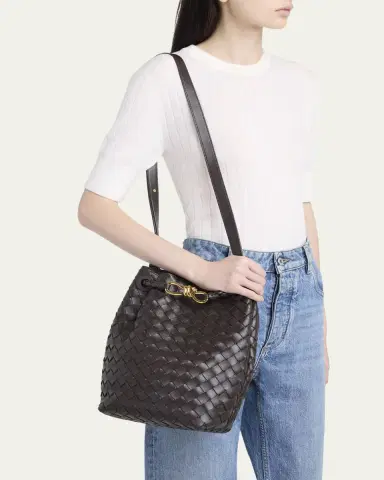 Bottega Veneta Nappa Leather Crossbody Bucket Bag | Thumbnail 2
