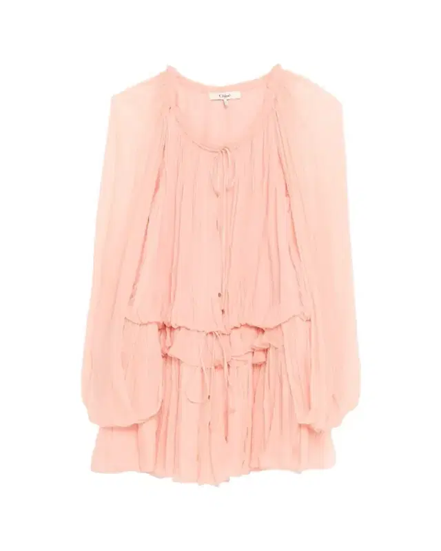 Chloe Organic Silk Crepe De Chine Top
