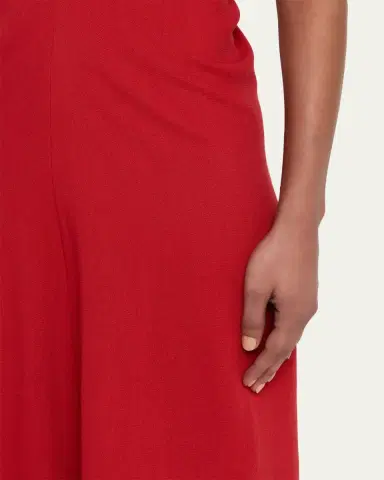 TOTEME Slouch Waist Short-Sleeve Ankle Dress | Thumbnail 5 TOTEME Slouch Waist Short-Sleeve Ankle Dress | Thumbnail 5